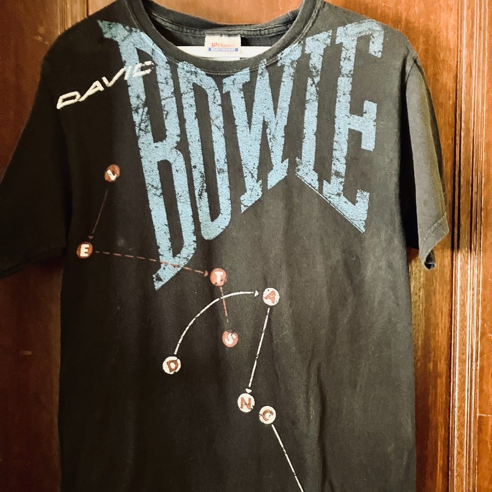 Genuine Rare Vintage Bowie Concert T Shirt Unisex sz S